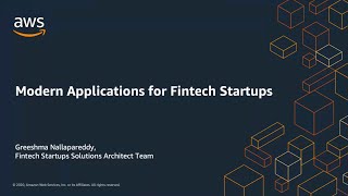 Introduction to Modern Applications for Fintech Startups Containers and Serverless on AWS [upl. by Heriberto]