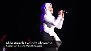 Shila Amzah茜拉 quotChandelierquot live in Resort World Singapore [upl. by Vallie]