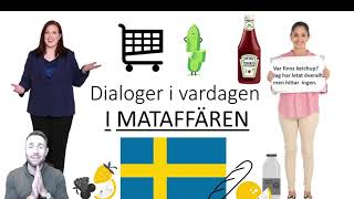 Dialoger i vardagen  I mataffären [upl. by Atlante]