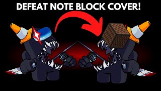 Black is Very SUSSY  Friday Night Funkin VS Impostor V3  Defeat Minecraft Note Block Cover [upl. by Aerdnua569]