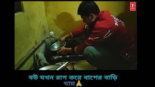 JOKHON BOU BAPER BARI CHOLE JAI BANGLA FUNNY VIDEO THE IB SOCIETY [upl. by Yrahcaz115]