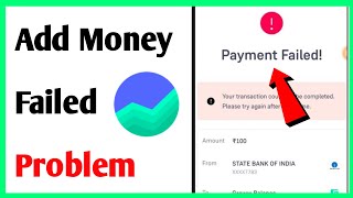 Groww App Add Money Failed Problem  Add Money Failed In Groww App [upl. by Maximo]