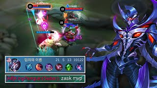 Zhask Is Absolutely Terrifying Now  Mobile Legends [upl. by Alfons397]