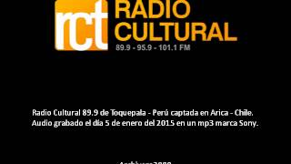 Radio Cultural 899 de Toquepala captada en Arica [upl. by Uolyram]