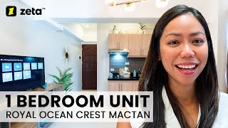 Royal Ocean Crest 1 Bedroom Unit Tour Model amp Turn over unit [upl. by Alain]