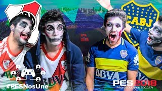 RIVER vs BOCA  Superliga 2017  PES 2018 [upl. by Tad]