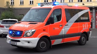 Berliner Feuerwehr NEF 1205 Responding 91222 [upl. by Prissy219]