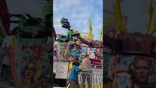 Xtreme power funfair ride funderland cork 2024 [upl. by Nosyd]