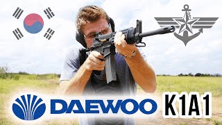 Daewoo K1A1 Koreas AR15 Rifle Range Review [upl. by Gulick891]