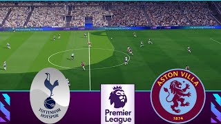 Tottenham vs Aston Villa  Premier League 202425  Watch Along amp eFootball Match [upl. by Rodney]