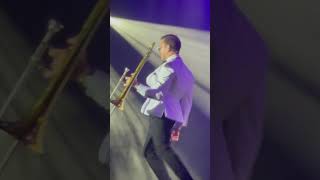 Dancing trombonist on Enchanted Princess cruiselife enchantedprincess Cruisevlogger ilovethis [upl. by Neemsaj217]