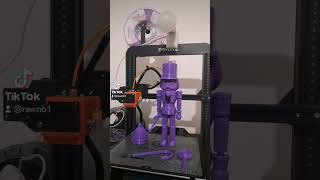 Flexi factory nutcracker printed using Eryone lavender fragrance pla 3dprinting modelmakers [upl. by Leruj]