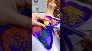 🌸Watch the Canvas Light Up with Every Gem🌟shorts diamondpainting asmr satisfying diy [upl. by Miarhpe]