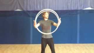 Dustin Hubel Mini Hoop Flow  Synergy FlowArts  The Flowjo [upl. by Inaffit381]