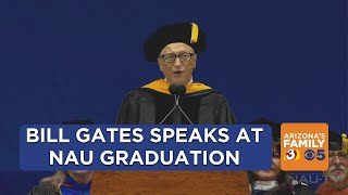 Bill Gates speaks at Northern Arizona University graduation [upl. by Enyleve]