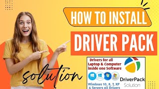 how to install driver pack solution online in windows 10  Install All Missing Driver [upl. by Nilla243]