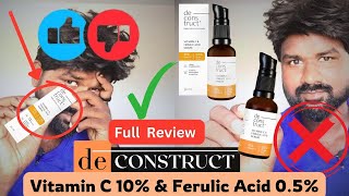 Deconstruct Vitamin C Serum For Glowing Skin 10 Vitamin C  05 Ferulic Acid Water Based Serum [upl. by Hagan]