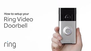 How to Set Up Your Ring Video Doorbell  Ring [upl. by Atiuqer]