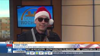 Christmas music with Tony Tripi on Good Day Rochester Part 1 [upl. by Laurella]