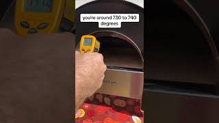 Accurate Oven amp Stone Temperature Measurement using an Infrared Thermometer  Maestro 40 Pizza Oven [upl. by Acirehs824]