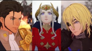 Claude Edelgard and Dimitri Rematch at Gronder Field  Fire Emblem Three Houses [upl. by Ingold]