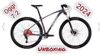 Unboxing Oggi Big Wheel 72 2024 com Deore de 12 velocidades [upl. by Gitlow215]