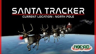 LIVE NORAD Santa Tracker 2022 [upl. by Kobe]