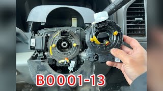 Ford F250 Airbag Clock Spring Replace  Code B000113  Easy 15 Minutes Job [upl. by Danialah743]