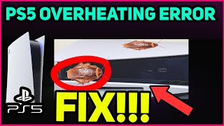 PS5 OVERHEATING ERROR EASY FIX Fast Solution [upl. by Arriet724]