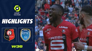 STADE RENNAIS FC  ESTAC TROYES 4  0  Highlights  SRFC  ESTAC  20222023 [upl. by Neelyaj315]