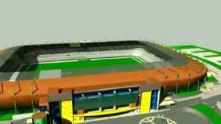 Anteproyecto Nuevo Estadio German Becker de Temuco [upl. by Gosser]