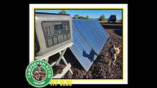 AllPowers R2500 Power Station and Massive 400w Portable Foldable Solar Panel [upl. by Anaynek]