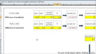 sample size calculation for sensitivity and specificity [upl. by Azilef]