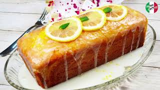 Plumcake Soffice Al Limone Con Glassa Al Limone  Senza Burro e Senza Latte  Ricetta Facile [upl. by Whitver]