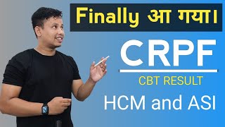 Finally आ गया ⚡🔥  CRPF Result 2023  CRPF HCM and ASI Result 2023 [upl. by Talbot38]