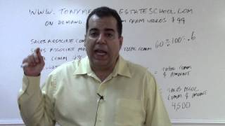 Florida Real Estate Exam Prep Math 14 Reverse Commission Problem [upl. by Georgeanna407]