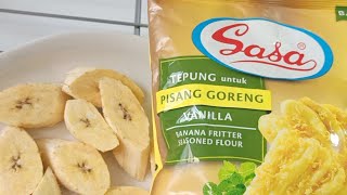 Pisang Goreng Pakai Tepung Sasa [upl. by Earal]