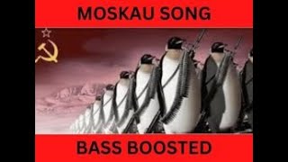 Moskau Moskau Russian meme song BASS BOOSTED whole song [upl. by Maidy]