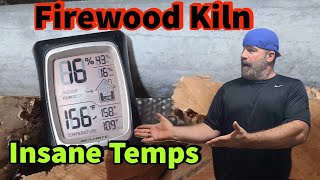 Firewood Kiln Insane Temperatures [upl. by Zsa Zsa537]