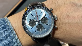 2018 Breitling Navitimer 1 B01 Chronograph 43 AB0121211C1P1 Luxury Watch Review [upl. by Brockie238]