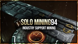 Eve Online  Industry Support amp Orca Drone Mining  Solo Mining  Episode 94 [upl. by Ydoj356]