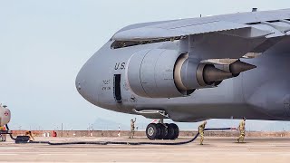 Crazy Process of Loading US Largest 420 Ton Plane Before Takeoff [upl. by Anilas]