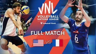 🇺🇸 USA vs 🇫🇷 FRA  Full Match  Preliminary Phase  Mens VNL 2022 [upl. by Montagu]