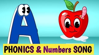 ABC Phonics Song  Kidszone1502  Numbers SongChildrens Song nurseryA for AppleABC aforapple [upl. by Farica845]