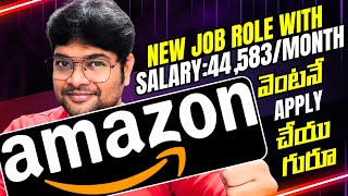 Amazon Biggest hiring  AMAZON లో TECH జాబ్స్  Latest Permanent Jobs  Jobs 2024  VtheTechee [upl. by Reuven]