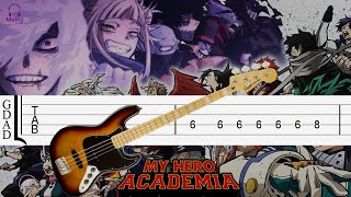 My Hero Academia  Hero Too Bass Tabs Tutorial [upl. by Tunk]