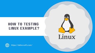 Linux  How to testing Linux example [upl. by Erastes]