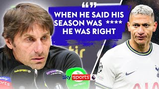 Antonio Conte responds to Richarlisons fiery midweek interview 😳 [upl. by Downey]