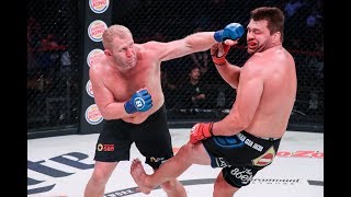 Bellator 225 Highlights Sergei Kharitonov Knocks Out Matt Mitrione  MMA Fighting [upl. by Johns]