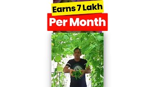 7 LAKHSMONTH 🤑 Is Earned By Hydroponic Farming shorts [upl. by Arobed13]